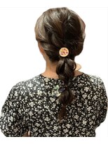 ヘア イノウエ HAIR INOUE あみおろしポニーテール