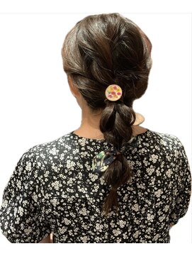 ヘア イノウエ HAIR INOUE あみおろしポニーテール