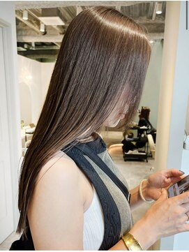 チル(chill) ブリーチなしダブルカラーモカグレージュ◎