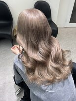 ペレ 梅田(PELE)&nbsp;くびれヘア/アプリコットオレンジ/ハイライトカラー/梅田