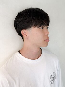 ヘアアンドメイク エジェリ(hair&make egerie) シースルーバングマッシュ×毛流れニュアンスパーマ