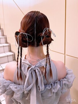 ヘアメイク ジェイエム ツインおだんご