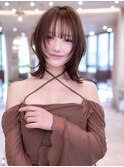 韓国レイヤー顔周りカット透明感カラー髪質改善艶髪シースルー