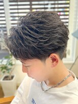 デプト(DEPT.)&nbsp;フェザーパーマメンズマッシュニュアンスパーマツイストパーマ