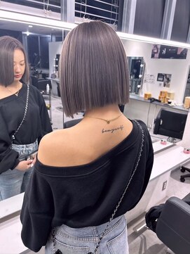 キング 心斎橋店(K!ng) 縮毛矯正髪質改善レイヤーカットトリートメント心斎橋美容室