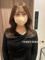 ユーフォリア 青山(Euphoria)&nbsp;大人可愛いくびれ巻き＊透明感ハニーベージュ＊担当ami