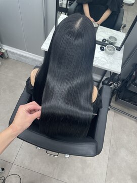 【CYNTHIA/SORA】髪質改善/髪質改善縮毛矯正/ブルーブラック