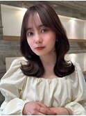 チョコレートブラウン くびれミディアム【肥田亜沙美】