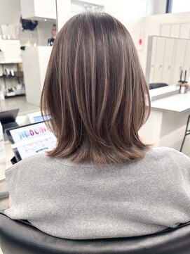 ジルブラン 土浦(JIL BLAN) ハイライトバレイヤージュダブルカラーケアブリーチ20代30代