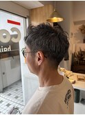 アップバングショート