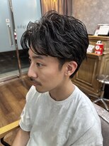 ナム 我孫子(NAM)&nbsp;フェザーパーマ／ニュアンスパーマ／韓国マッシュ／我孫子/men's