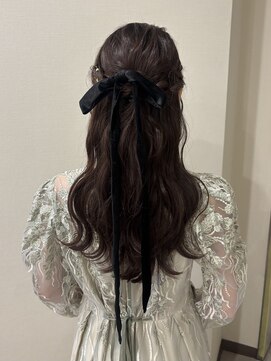 ゼストララ(ZEST Lara) お呼ばれヘアセット×ゆるふわハーフアップ