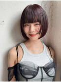 レイヤーボブ/チェリーレッド