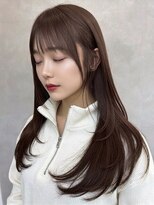 アトラスサロン 札幌大通り(Atras.salon)&nbsp;アッシュブラウンの髪質改善レイヤーロング
