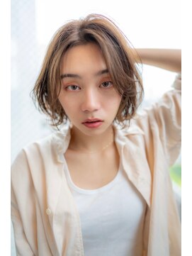 ハバナ 天神(HAVANA) 大人かわいい☆前下がり小顔ショートボブ×ハイライトカラー