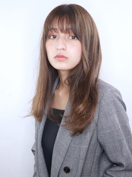 アイティー バイ アルバム 中野店(IT by ALBUM) ナチュラルストレート_クールショートピンクベージュ_48094