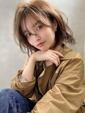 アグ ヘアー ブリーズ 鳥取倉吉店(Agu hair breeze) 《Agu hair》大人カジュアルな無造作ミディ