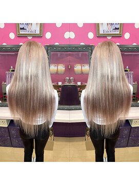 エクステ市場×ノブ 横浜関内店(NOB) 〈NOB×エクステ市場〉ハイブリーチシールエクステ52cm80枚