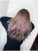 モテ可愛いラベンダーハイライト+ミルクティ