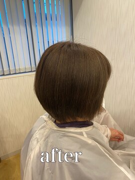 ミュゼ ドゥ アート(Musee du Art) 【髪質改善】オリーブベージュ　くびれショート