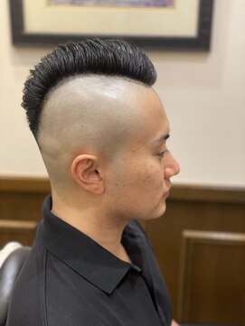 ヒロギンザバーバーショップ 神楽坂店(HIRO GINZA BARBER SHOP) 0mm×7:3ラインスタイル