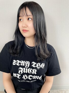 サロンプレッジエビノマル(salon PLEDGE ebinomaru) ブルージュ×ロングスタイル