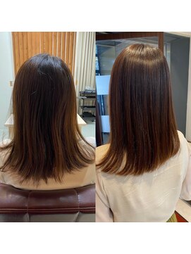 ディスオモテサンドウ 表参道(This OMOTESANDO) 弱酸性髪質改善ストレートヘアー