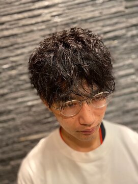 ヒロギンザ 新橋日比谷口店(HIRO GINZA) マッシュ×ツイストスパイラル 新橋 理容室 シェービング