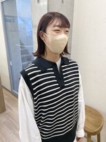 エフバイラブランシュ 大宮東口店(ef by La Blanche)&nbsp;大宮/大宮美容室/韓国/サイドバング/顔まわりカット