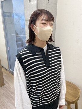 エフバイラブランシュ 大宮東口店(ef by La Blanche) 大宮/大宮美容室/韓国/サイドバング/顔まわりカット