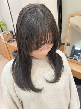 シャンプーボーイ ヒノ(SHAMPOO BOY Hino) 透明感カラー×顔周りカット