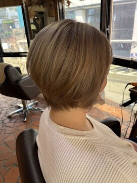 ロッソバイアルター 鎌取(ROSSO by aL-ter) ☆ グレージュカラー/ボブウルフ/ココアベージュ☆ 中山実