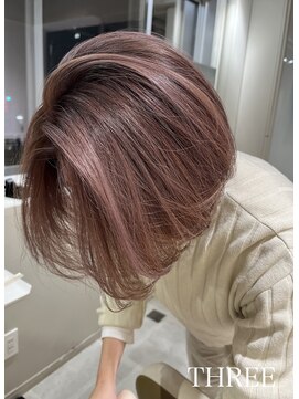 スリー(THREE) 20代30代40代☆お手入れ簡単×骨格似合せショートボブ【札幌】