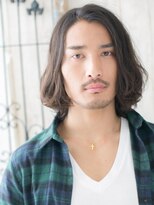 モッズヘアメン 名護大東店(mod's hair men)&nbsp;アッシュオリーブのワイルドランダムゆる巻きロングi名護大東