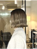 ハイトーングラデーション×ボブ