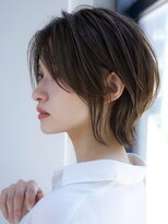 エインアンリー 表参道(AIN.ANLY.)&nbsp;前髪なし外はねウルフボブ20代30代40代【AIN.表参道】川原大地