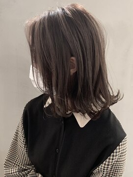 オリンテ バイ レシッド 表参道(orente by rcid) 大人ガーリー外ハネワンカールくびレイヤー艶髪ショコラベージュ