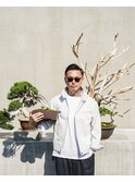 MEN'SHAIRツーブロック束感ショート波巻きハイライト84