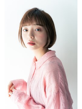 シェル 吉祥寺(shell) くびレイヤーエモージュグレージュカラーくびれショート/吉祥寺