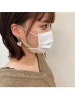 ヘアメイク アージュ 大野城 下大利店(HAIR MAKE age) 艶カラー×くびれボブ　20代30代40代