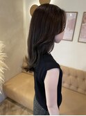 韓国ヘアー顔周りレイヤーベージュ名古屋名駅