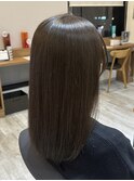 髪質改善トリートメントミルクティーベージュカラーくびれヘア