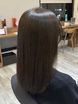 アトリエコア(Atelier Coa) 髪質改善トリートメントミルクティーベージュカラーくびれヘア