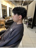 ツイストスパイラルパーマ　ツイストパーマ　波巻スパイラル