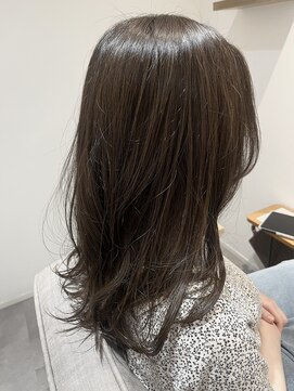 グラッシー センター北店(GLASSI) 【白髪ぼかしハイライト】ナチュラルグレージュカラー