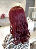 PLUM RED.