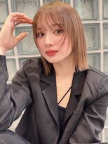 ソヨン 栄店(SOYON)&nbsp;似合わせカット/メルティカラー/レイヤーボブ/切りっぱなし/小顔