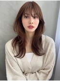 イメチェン/フェミニンロング/似合わせカット/ワイドバング_1