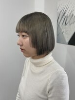 シベルバレー 横浜(sibell)&nbsp;ボブ/ブリーチ/オリーブベージュ/オージュア