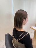 切りっぱなしボブ